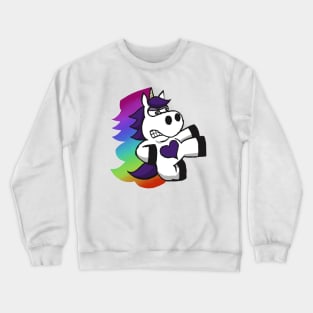 Rainbow Slasher the Unicorn Crewneck Sweatshirt